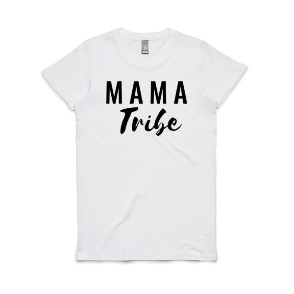 Mama Tribe Tshirt White Thumbnail